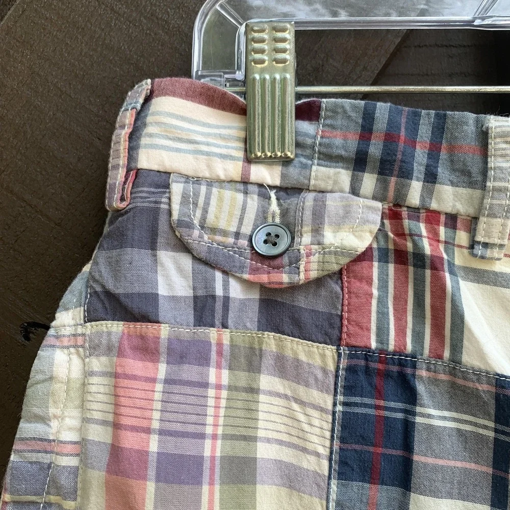 Polo Ralph Lauren Mens 32 Authentic India Madras Plaid Chino Shorts Preppy